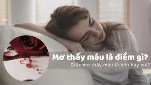 Nằm mơ thấy máu là điềm gì?